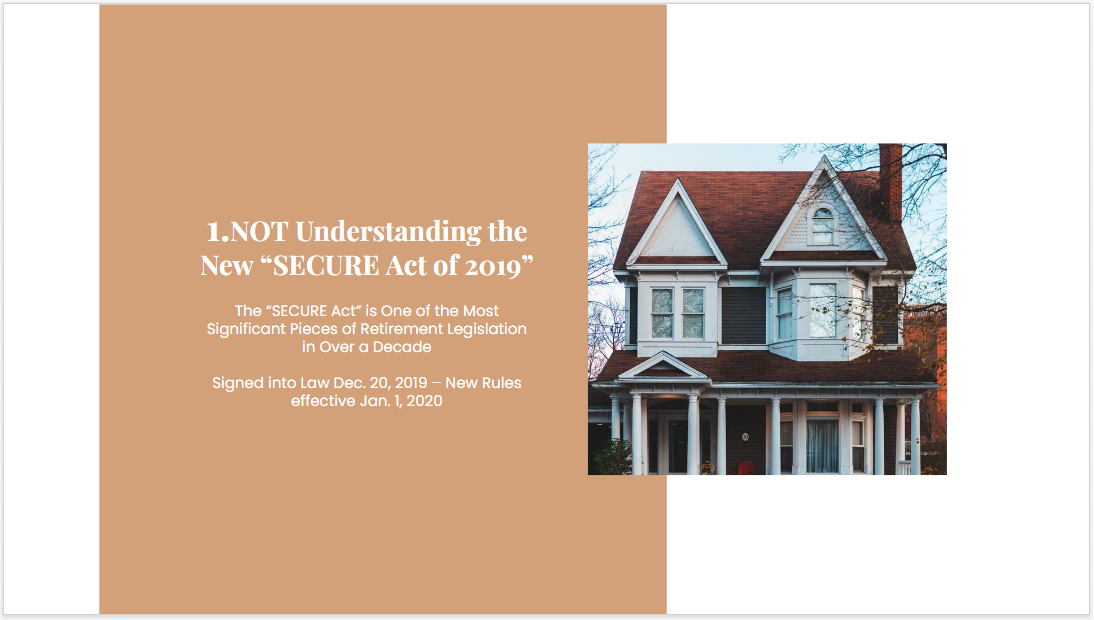 IRA-401k-TSP Planning 101 - FMO