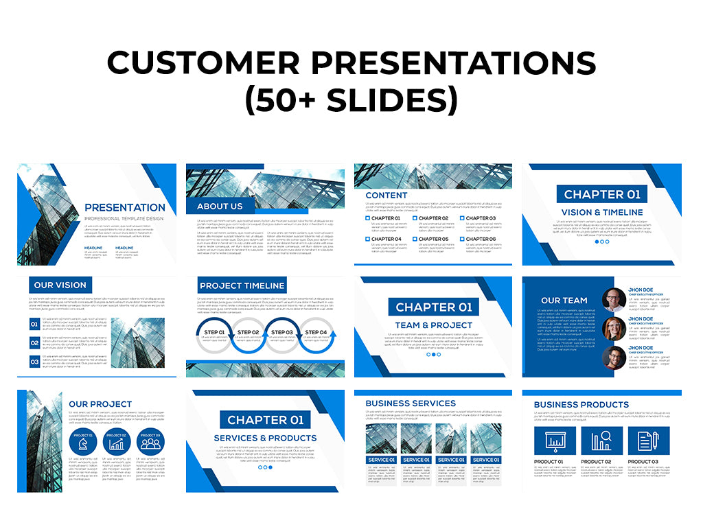 Custom Presentation - 50+ Slides