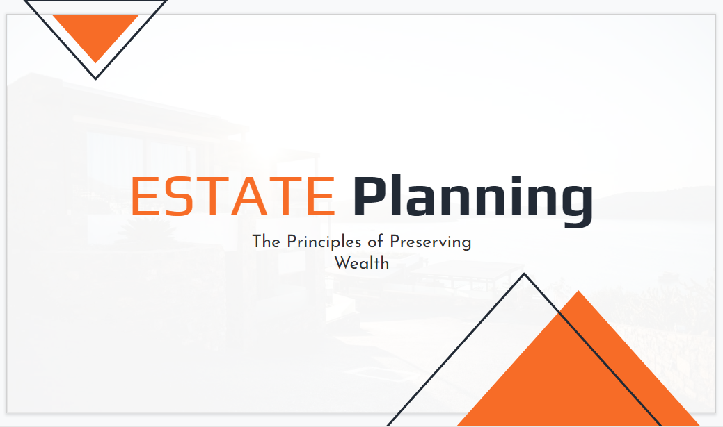 Estate Planning 101 Seminar Presentation