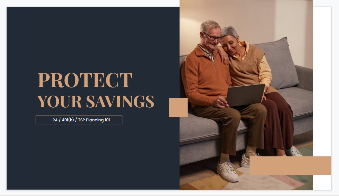 IRA-401k-TSP Planning 101