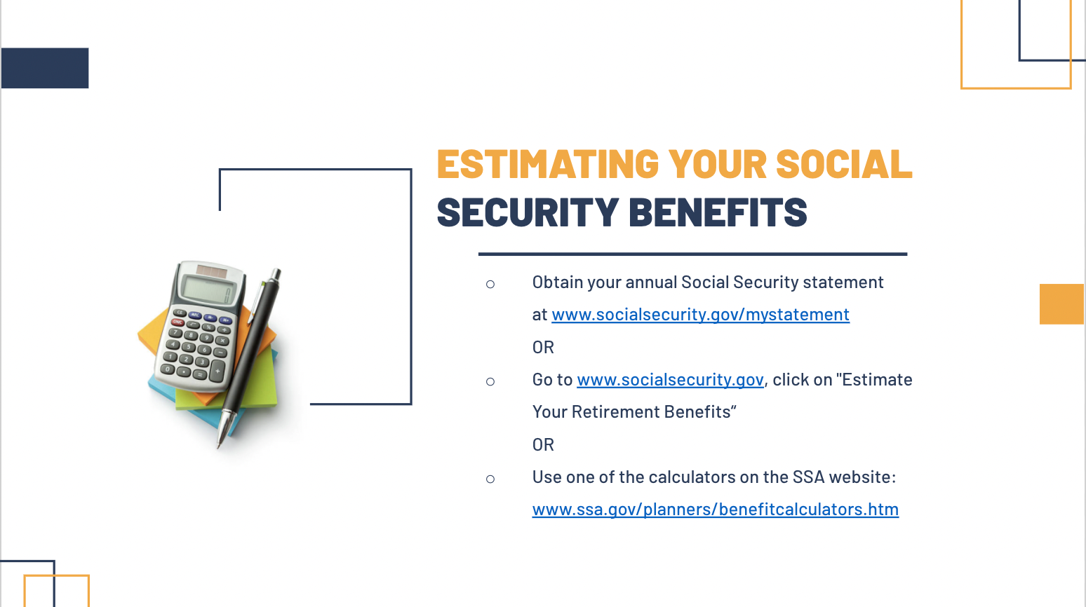 Social Security 101 - Member Access