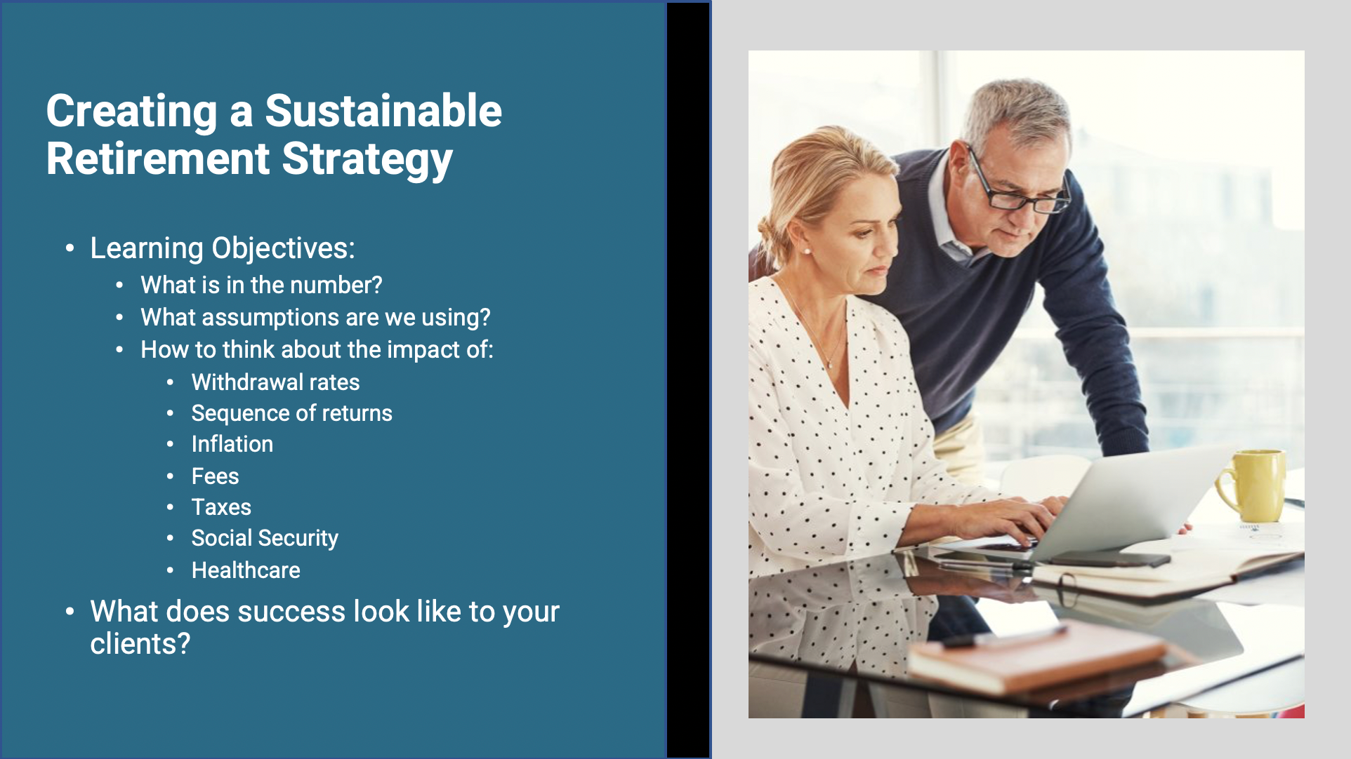 Creating Sustainable Retirement Income - Member Access