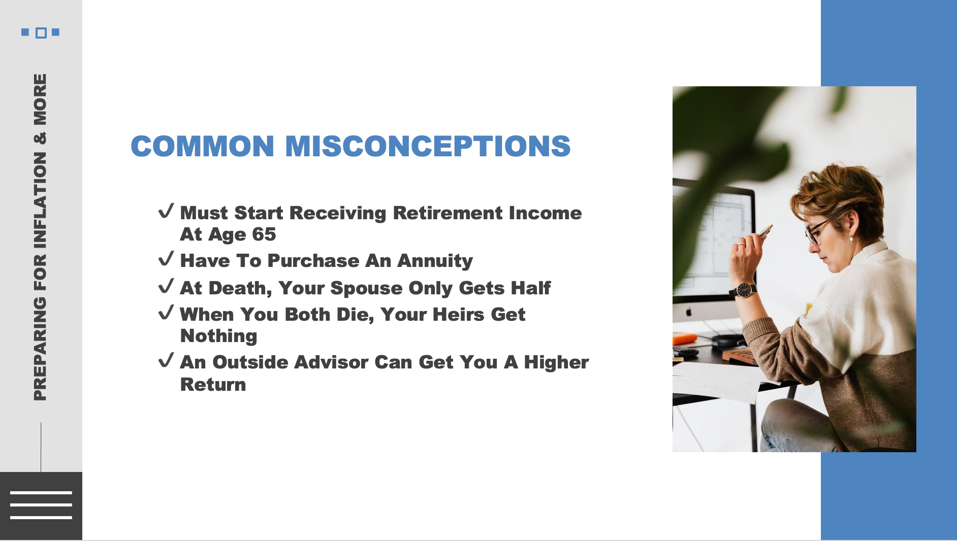Preparing for Inflation & More in Retirement