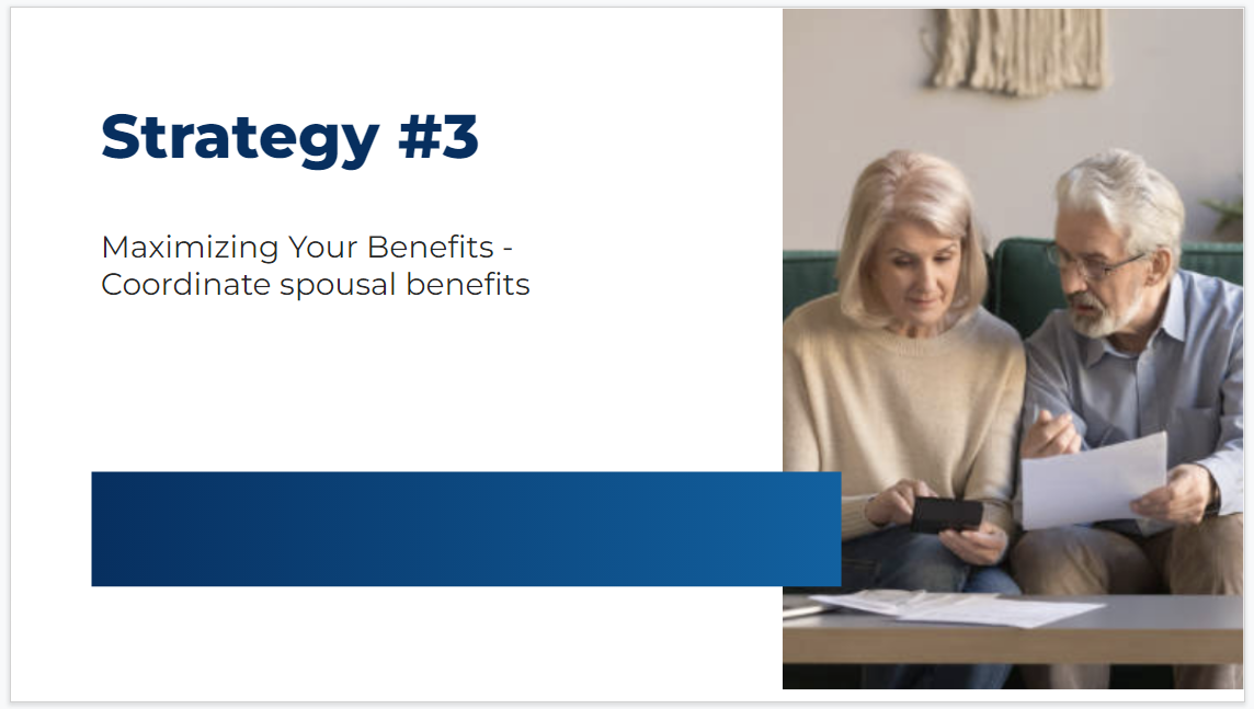 Social Security Planning (Planning for Income) - Member Access